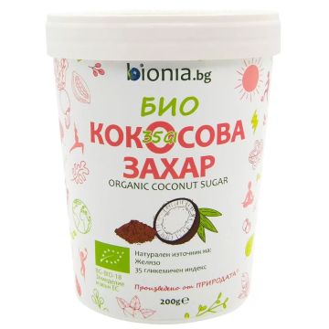 Био кокосова захар x200 грама Bionia