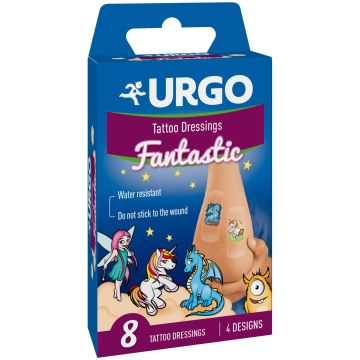 Urgo Fantastic Tattoo Фантастични тату лепенки за деца х8 бр