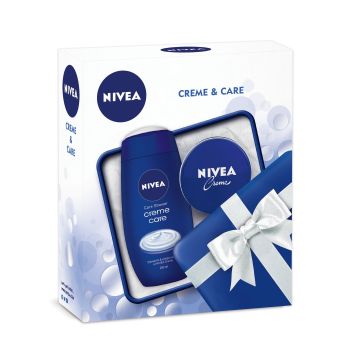 Nivea Creme & Care Промо комплект Душ крем за тяло и Универсален крем за лице, ръце и тяло