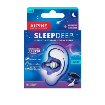 Alpine SleepDeep mini Тапи за уши за по-добър сън х1 чифт