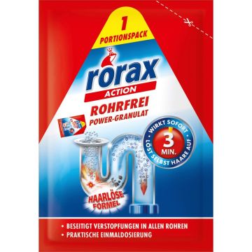 Rorax Action Гранули за почистване и отпушване на канали x60 грама