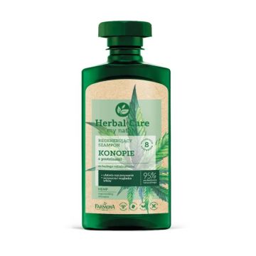 Farmona Herbal Регенериращ шампоан с конопено масло и протеини за всеки тип коса x330 мл