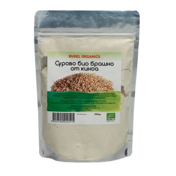 Burel Organics Сурово Био брашно от киноа х250 грама