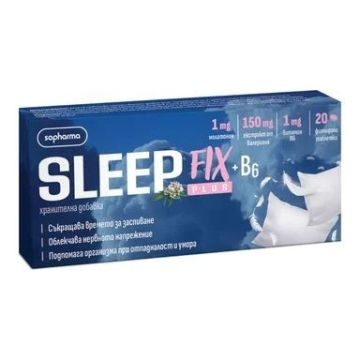 Sleepfix B6 За спокоен сън х20 таблетки Sopharma