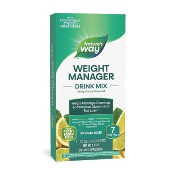 Weight Manager Формула за контрол на апетита, теглото и коремните мазнини, с вкус на цитрусови плодове х7 сашета Nature’s Way