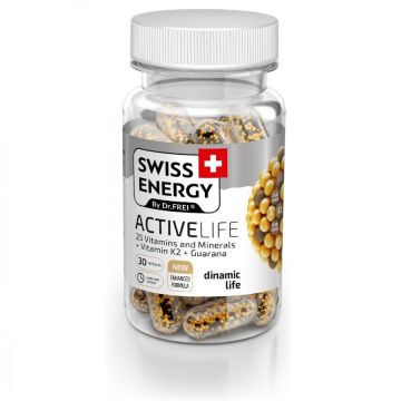 Activelife Витамини и минерали за динамичен начин на живот х30 капсули Swiss Energy