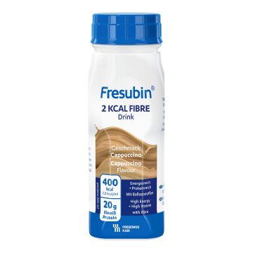 Fresubin 2 kcal Протеинова напитка с фибри и вкус на капучино х200 мл