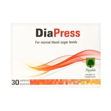 Diapress За нормални нива на кръвната захар х30 капсули Magnalabs