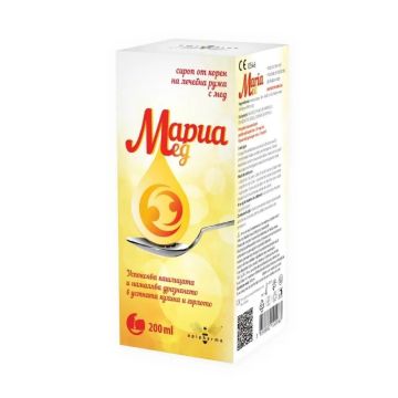 Мариамед Сироп за успокояване на суха кашлица х200 мл Apipharma