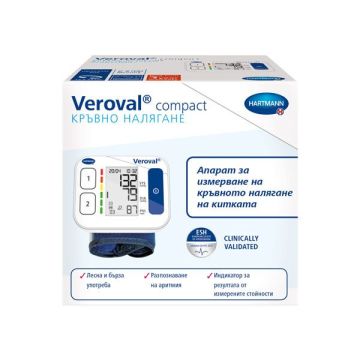 Hartmann Veroval Compact Wrist Апарат за кръвно налягане за китка