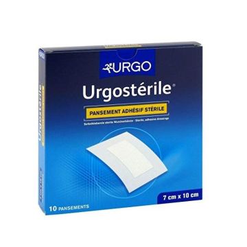 Urgo Urgosterile Стерилни адхезивни пластири 10см / 8см х10 броя