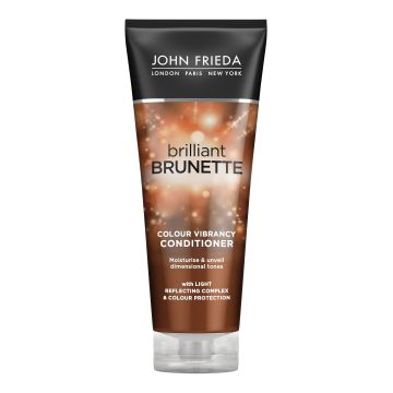 John Frieda Brilliant Brunette Хидратиращ балсам за коса с кестеняв цвят x250 мл