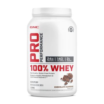 Pro Performance 100% Whey Суроватъчен протеин с вкус на шоколад х887,5 г GNC