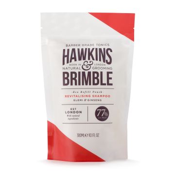 Hawkins & Brimble Ревитализиращ шампоан за мъже, Пълнител х300 мл