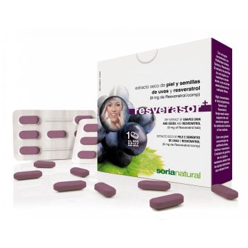 Resverasor Plus Ресвератрол x28 таблетки Soria Natural