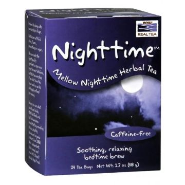 Nighttime Чай Сладки сънища х24 пакетчета Now Foods