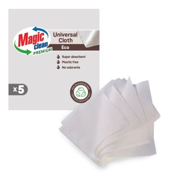 Magic Clean Premium Eco Биоразградими домакински кърпи x5 броя