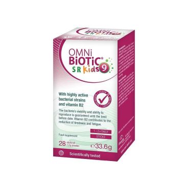 Omni Biotic Kids SR 9 Пробиотик за деца при стрес x28 сашета за директен прием