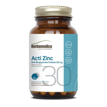Акти Цинк 30 мг х60 капсули Herbamedica