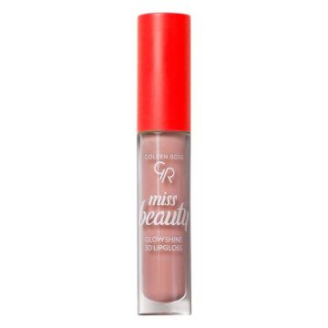 Golden Rose Miss Beauty Гланц за устни Glow Shine 3D x4.5 мл, 01 Nude Chick