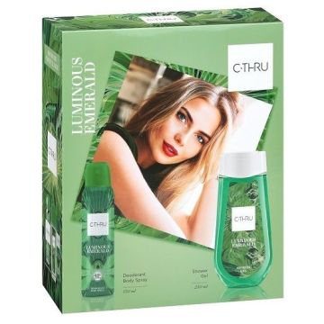 C-THRU Luminous Emerald Део спрей за жени и душ гел