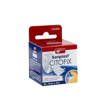 Medica Sanplast Citofix Прикрепващ пластир за чувствителна кожа 5 см/ 5 м х1 брой