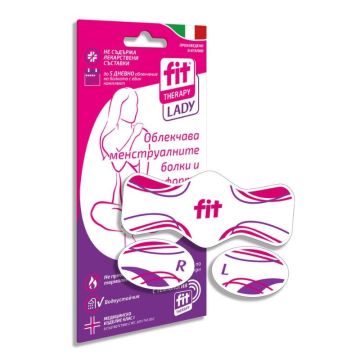 FIT Therapy Lady Пластир за облекчаване на менструални болки х2 комплекта по 3 броя