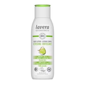 Lavera Refreshing Освежаващ лосион за тяло с масло от органичен лайм и бадем за нормална кожа x200 мл