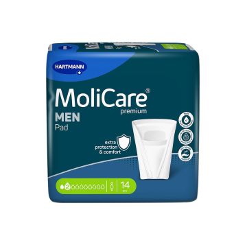Hartmann MoliCare Men Подложки за мъже 2 капки х14 броя