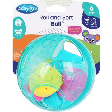 Playgro Образователна играчка Топка 2в1, за деца над 6 месеца - 0173