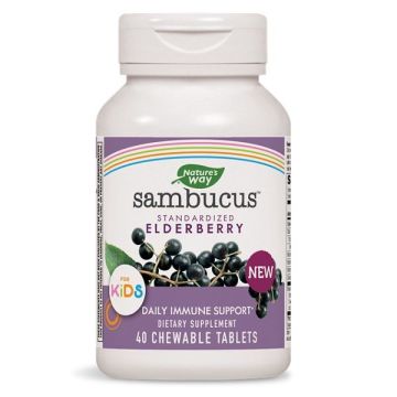 Sambucus Kids за деца х40 дъвчащи таблетки Nature's Way