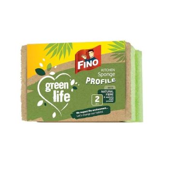 Fino Green Life Домакинска гъба с канал х2 броя
