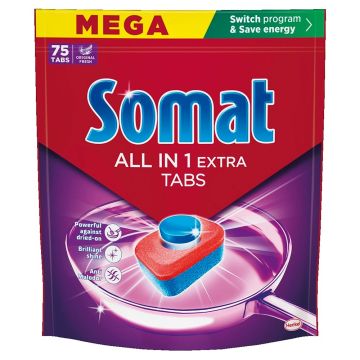 Somat All in One Extra Таблетки за съдомиялна х75 броя