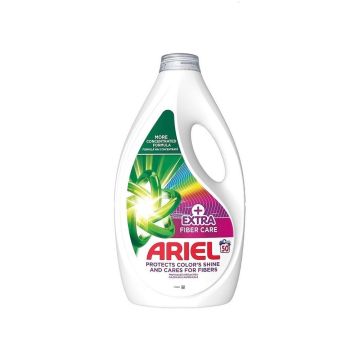 Ariel Extra Fiber Care Течен перилен препарат х 2,250 л, 50 пранета