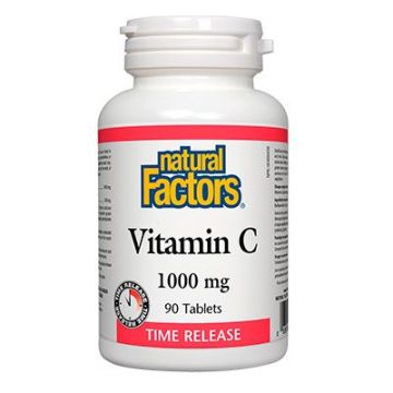 Витамин С с удължено освобождаване 1000 мг х90 таблетки Natural Factors