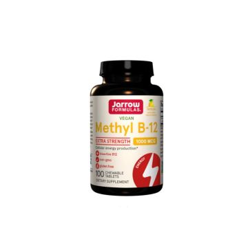Methyl B-12 Метилкобаламин (метил B-12), 1000 мкг с вкус на лимон x100 дражета, Jarrow