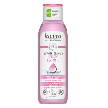 Lavera Indulgent Душ гел за тяло за суха и чувствителна кожа x250 мл