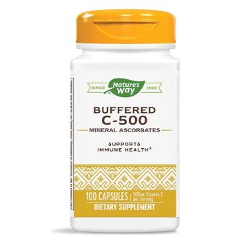 Витамин C Буфериран 500 мг х100 капсули Nature's Way