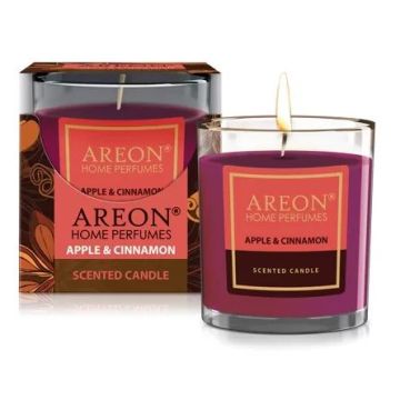 Areon Home Perfumes Ароматна свещ, Apple & Cinnamon