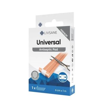 Livsane Universal Premium Пластир лента с размер 6см х 1м