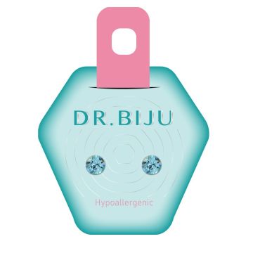 Dr.Biju Хипоалергенни обеци Xirius Aquamarine 5.3 мм, DXI53C202