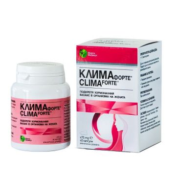 Клима Форте при менопауза, 475 мг x40 капсули Mirta Medicus