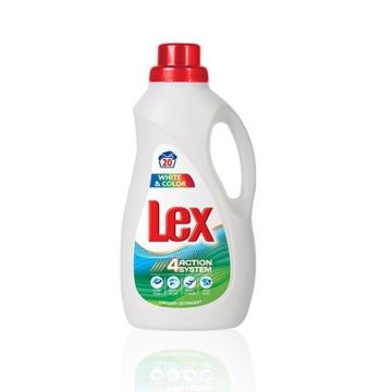 Lex  White & Color Концентриран перилен препарат x1.1 л, 20 пранета