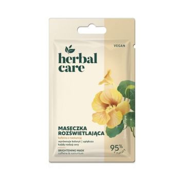 Farmona Herbal Care Изсветляваща маска за лице с кофеин и наструциум х7 грама