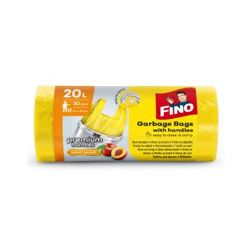 Fino Premium Handles Торби за смет с дръжки, ароматизирани 20 литра x30 броя