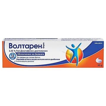Волтарен Форте Гел за лечение на болка, възпаление и оток при ставите и мускулите 2.32% х30 г Haleon