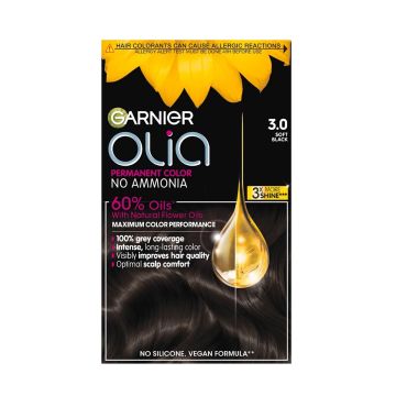 Garnier Olia Безамонячна боя за коса,3.0 Soft Black