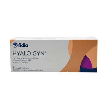 Hyalo Gyn Гел за облекчение на вагинална сухота + десет вагинални апликатора х30 г Fidia
