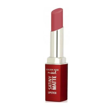 Golden Rose Mood Satiny Matte Червило за устни със сатенен матов завършек х3,5 грама, 06 Peach Amber