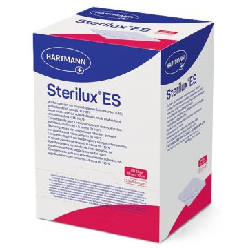 Hartmann Sterilux ES Стерилен марлен компрес 10x10 см x (25х2) броя